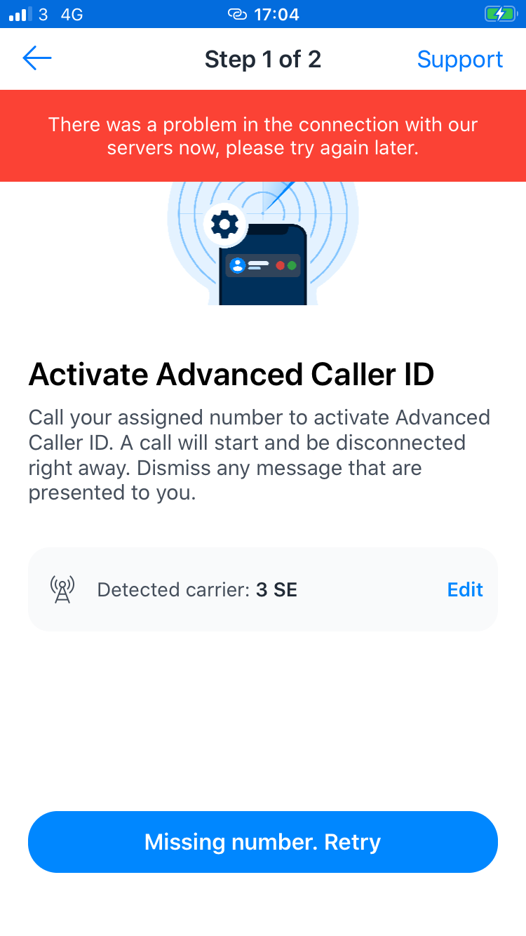 Why Do I Have An Error When Trying To Activate Advanced Caller Id Feature Truecaller