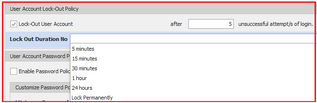How To Configure User Account Lock Out Policy Qne Software Sdn Bhd