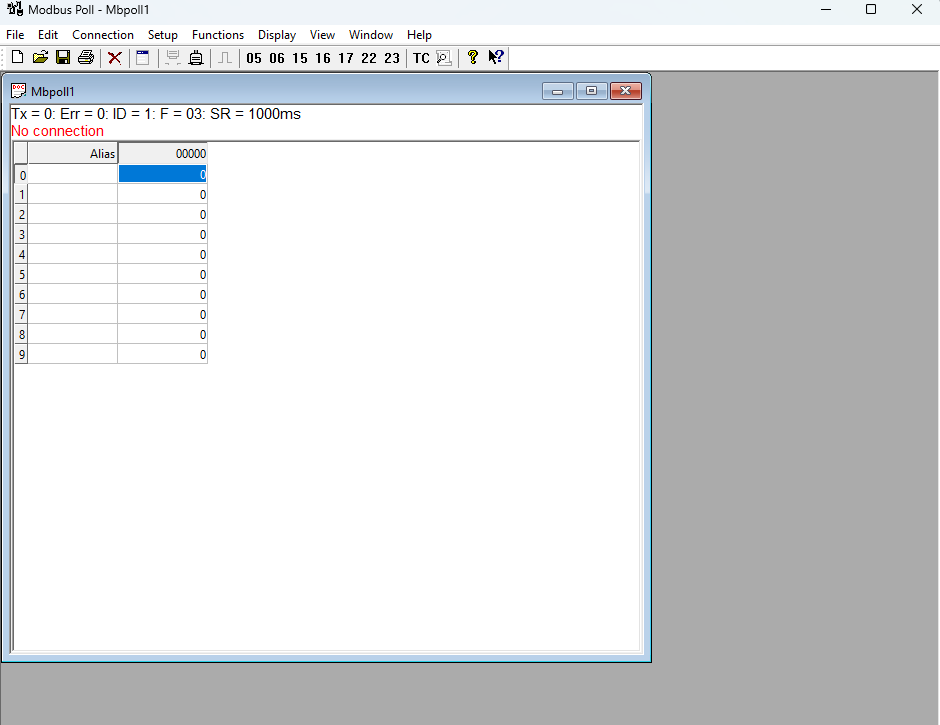 Figure 23: Modbus Poll software