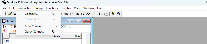 Figure 24: Connection Tab