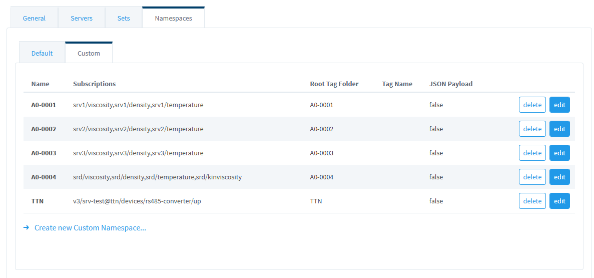 Figure 8: MQTT Engine configuration