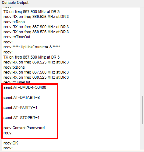 Figure 10: Modbus RTU parameters configuration