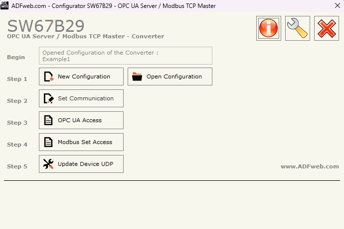 Figure 3: Compositor SW67B29 software
