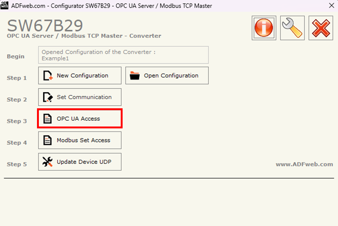 Figure 7: OPC UA Access