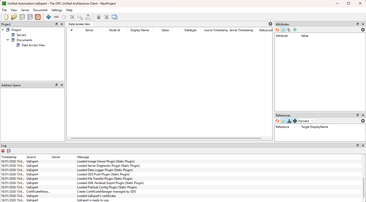 Figure 19: UA Expert Software