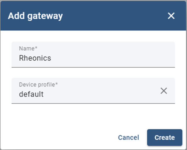 Figure 5: Gateway information.