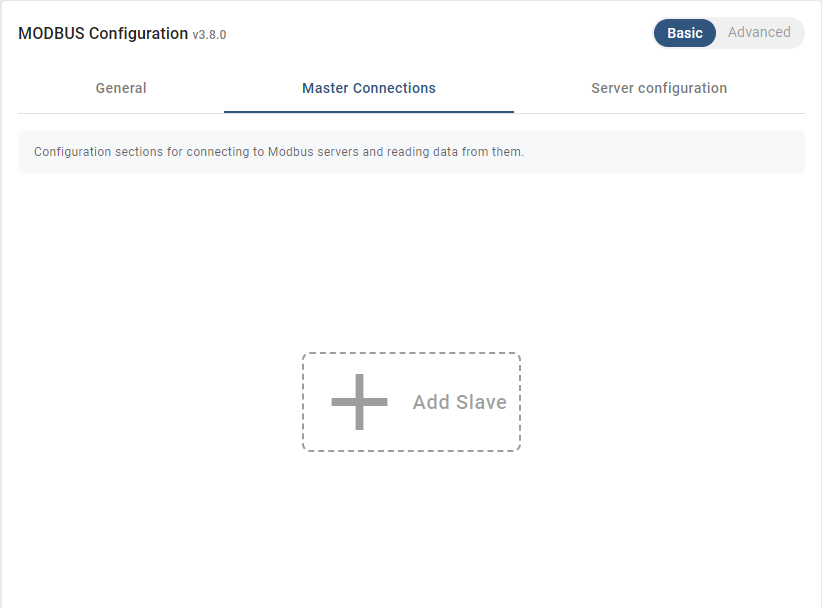Figure 12: Add slave.