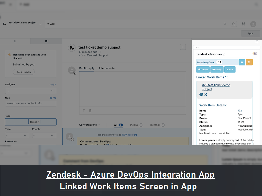 Zendesk AzureDevops Connector, Freshdesk AzureDevops Connector, Freshservice AzureDevops Connector, Zendesk - Azure DevOps Integration, Freshdesk - Azure DevOps Integration, Freshservice - Azure DevOps Integration