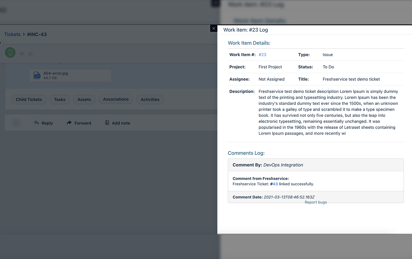 Zendesk AzureDevops Connector, Freshdesk AzureDevops Connector, Freshservice AzureDevops Connector, Zendesk - Azure DevOps Integration, Freshdesk - Azure DevOps Integration, Freshservice - Azure DevOps Integration