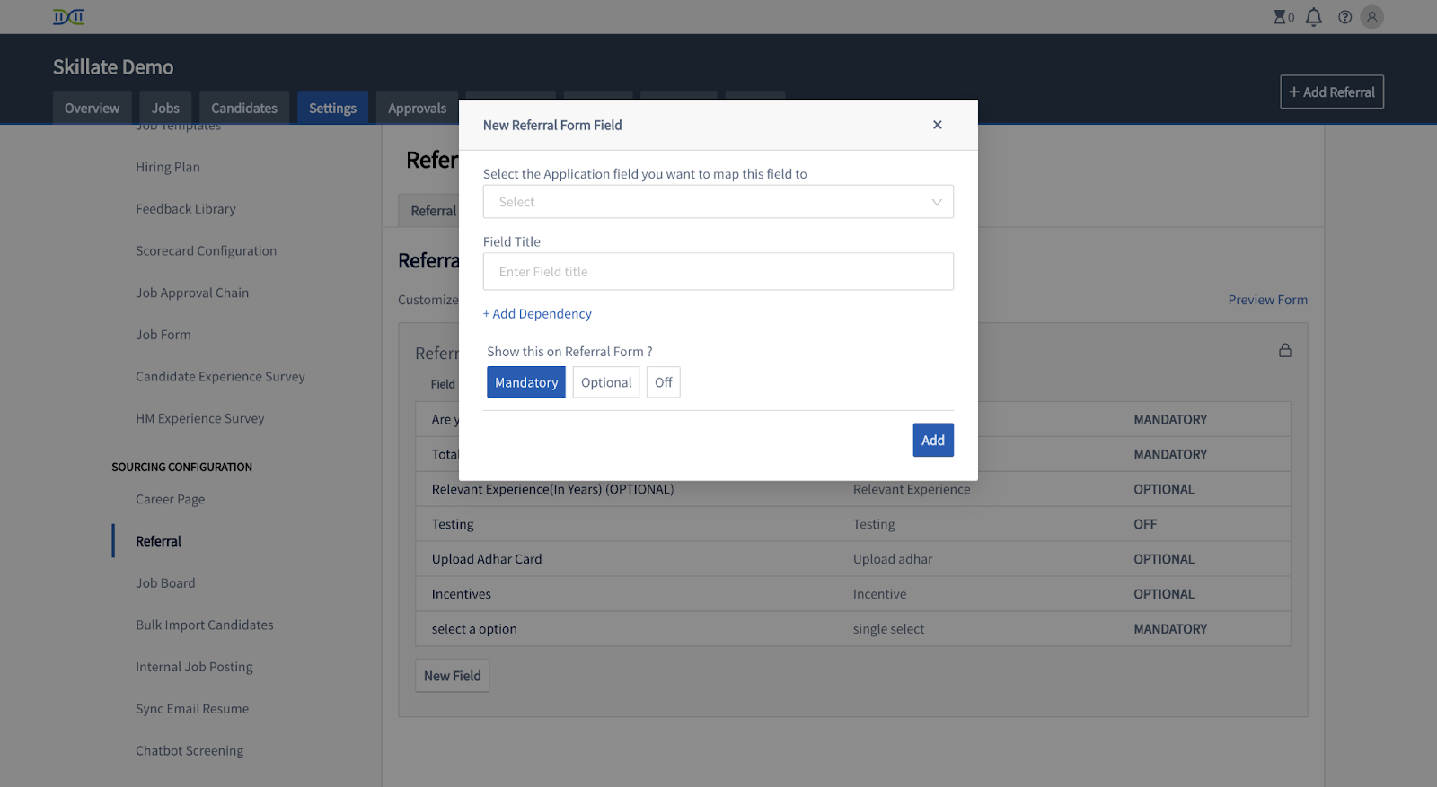 Configuring Candidate Application Form