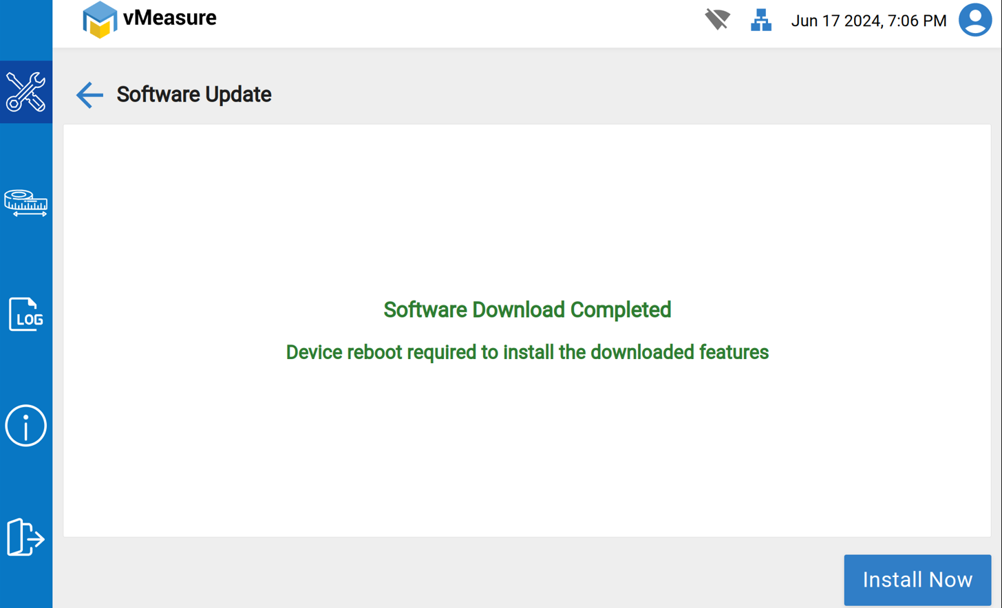 A screenshot of a software update

Description automatically generated