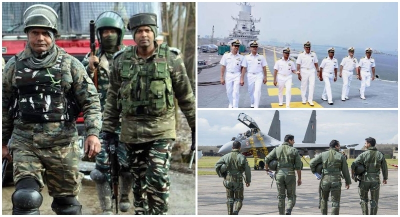 ইউপিএসসির মাধ্যমে মিলিটারি, নেভি, এয়ারফোর্সে চাকরি CDS Exam