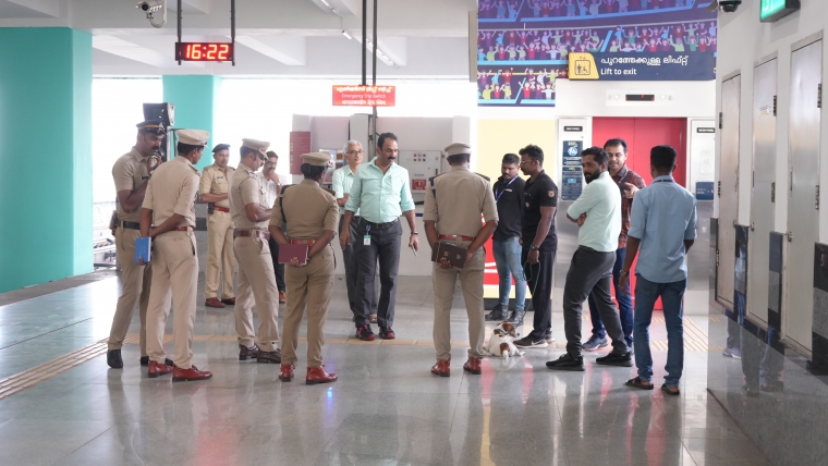 Mock Drill at JLN Metro Station