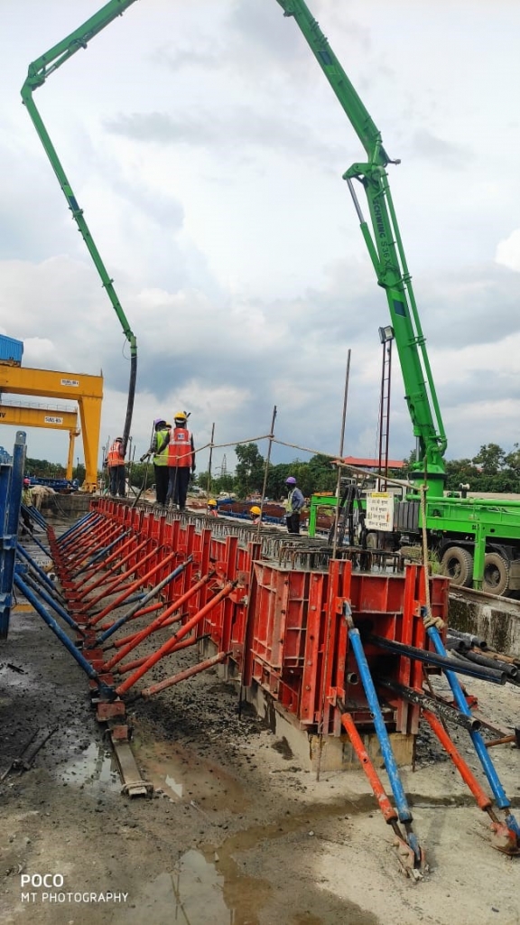 I Girder Concreting 23-7 – Kochi Metro Rail Ltd.