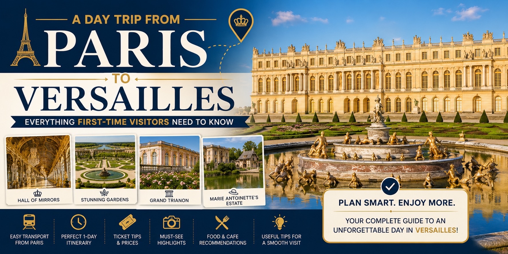 Paris to Versailles Day Trip: First-Timer's Complete Guide