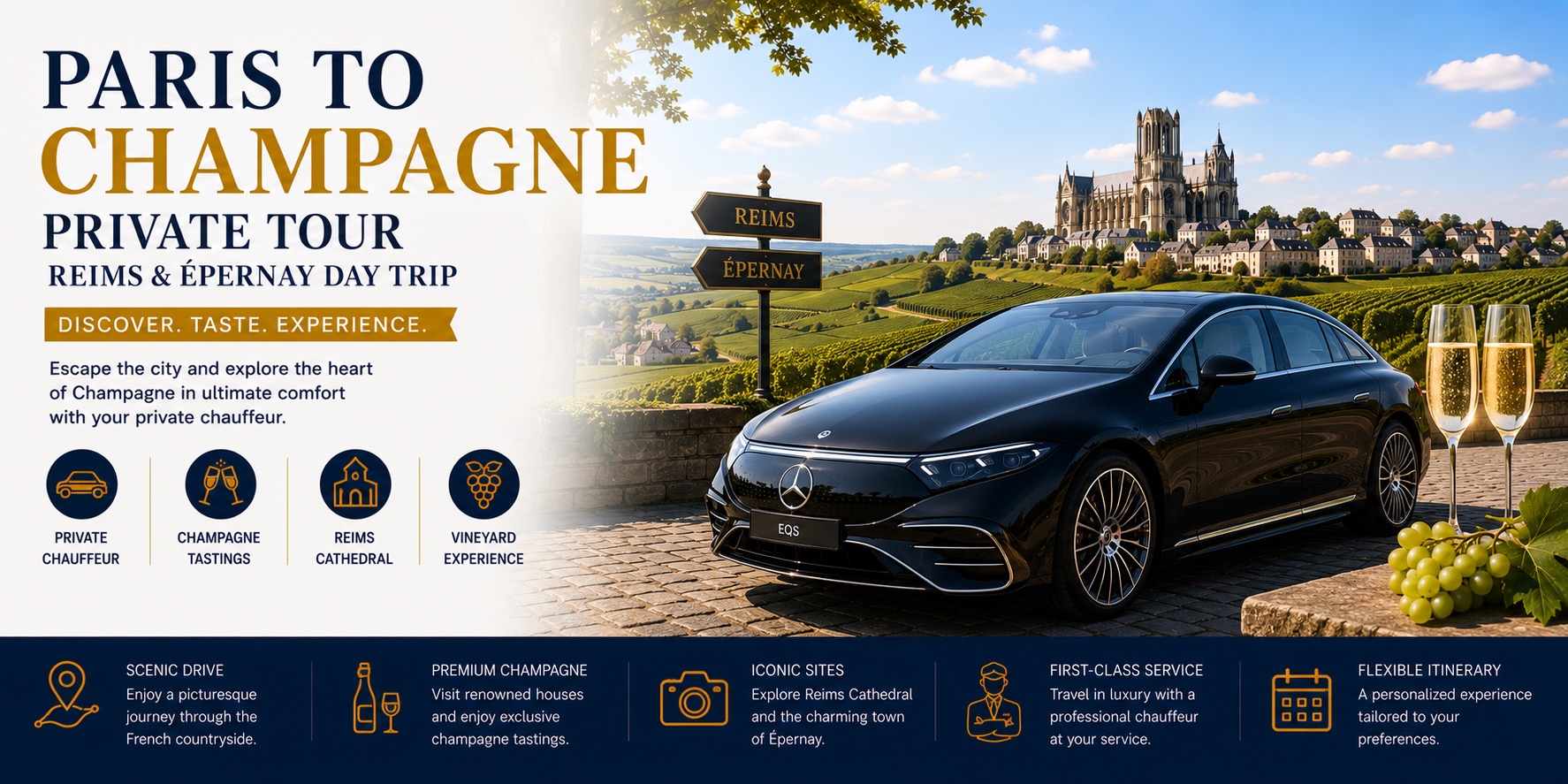 Paris to Champagne Private Tour | Reims & Épernay Day Trip
