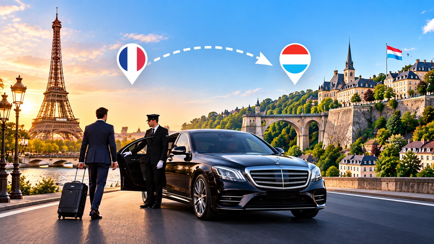 Paris to Luxembourg private transfer