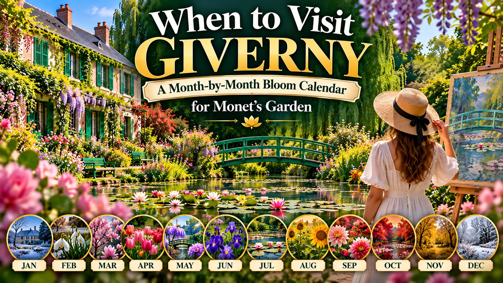 Giverny Bloom Calendar