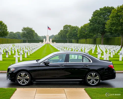 Paris to Normandy American Cemetery 