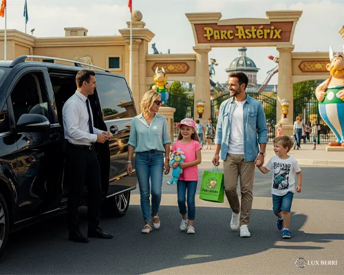 Paris Parc Astérix city taxi service 