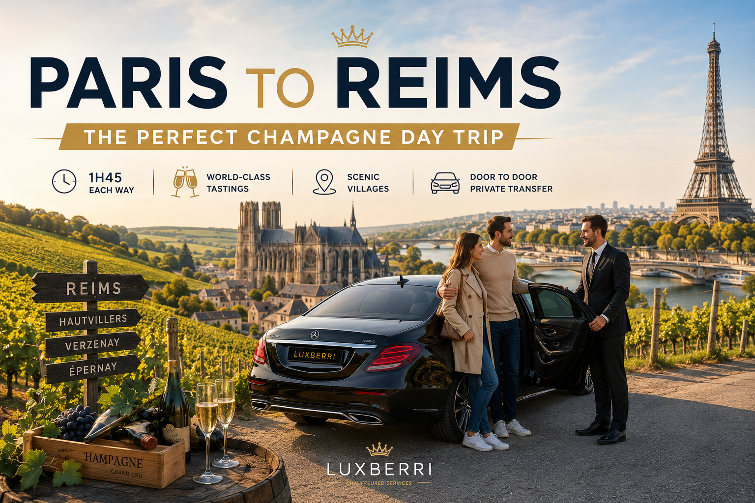 Paris to Reims: The Complete Travel Guide (Train, Car & Private Driver Compared)