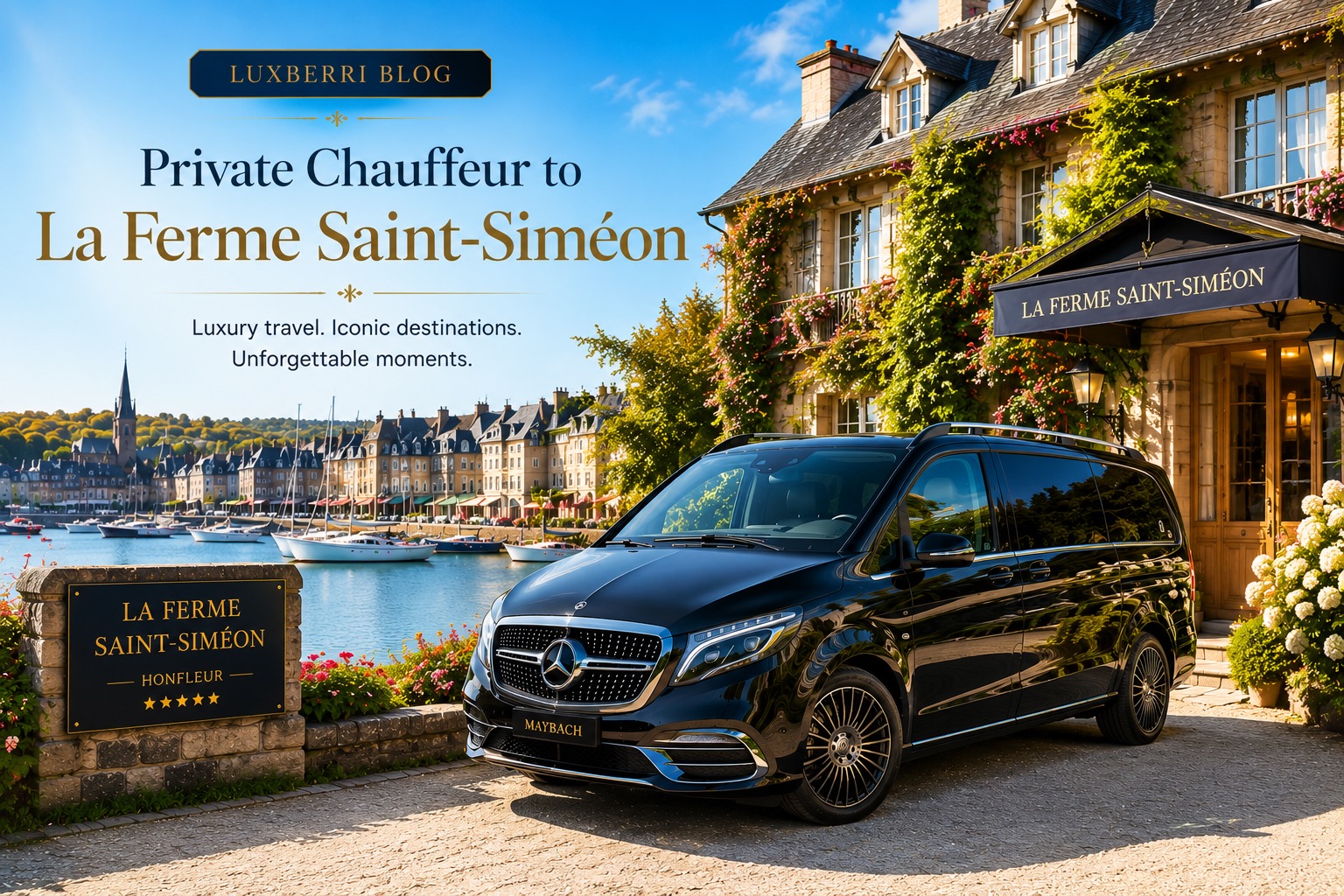 La Ferme Saint-Siméon Private Chauffeur