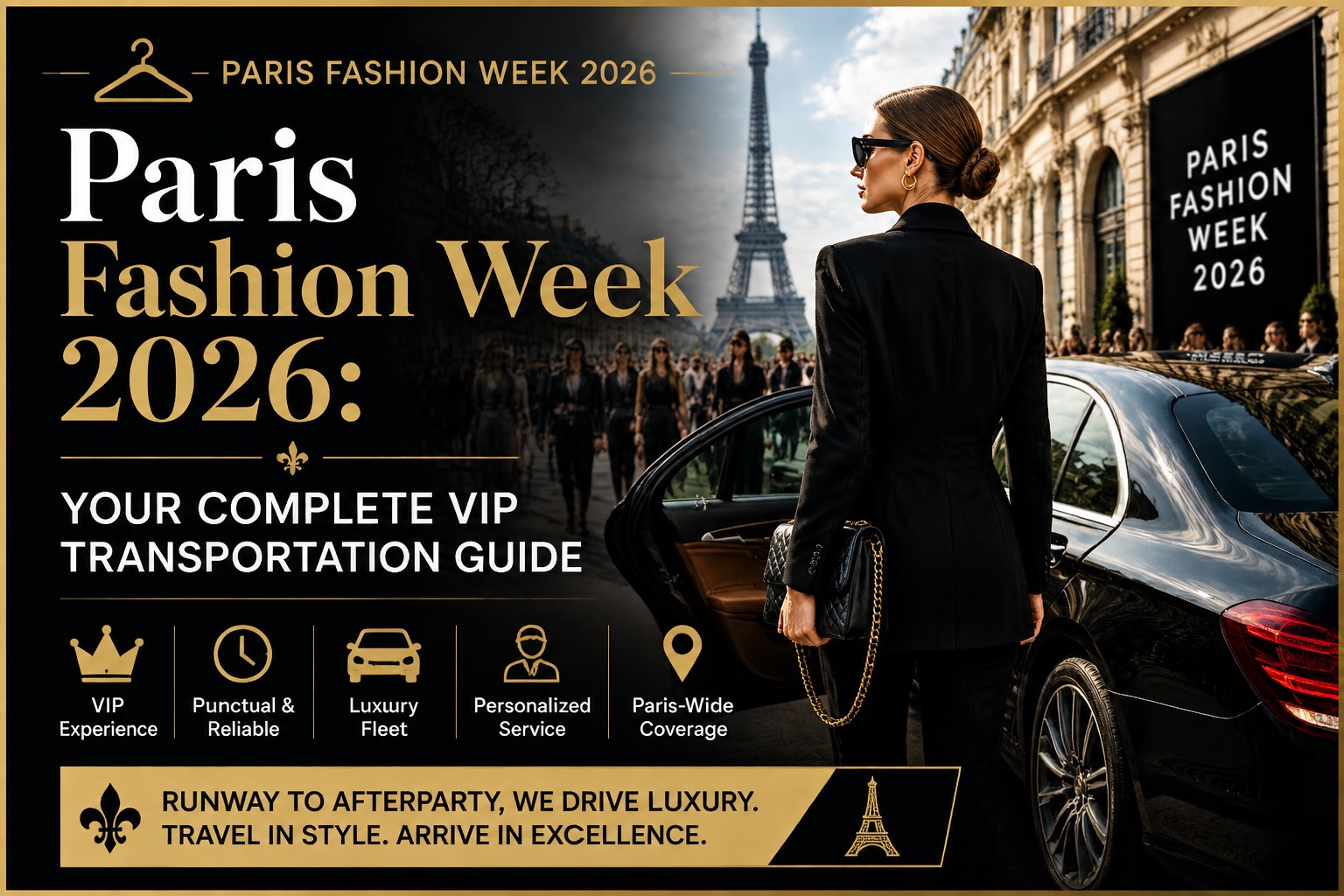 Paris Fashion Week 2026 VIP Transportation Guide