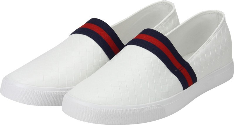red tape slip on sneakers
