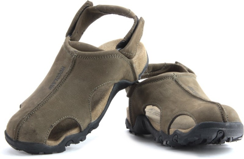 woodland men's olive sandals