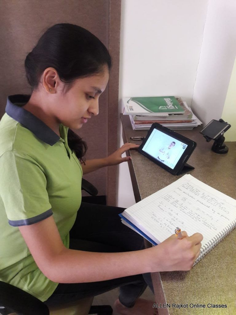 ALLEN Career Institute started online classes for the students during