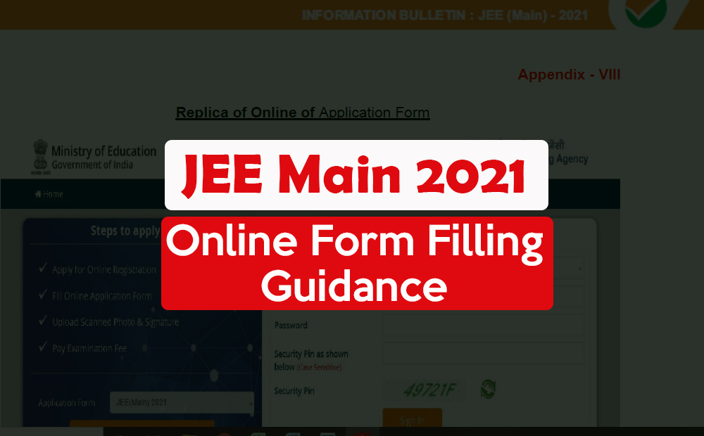 How To Fill The Jee Main 2021 Online Application Form Without Any Hassle My Exam Edublog Of Allen Career Institute