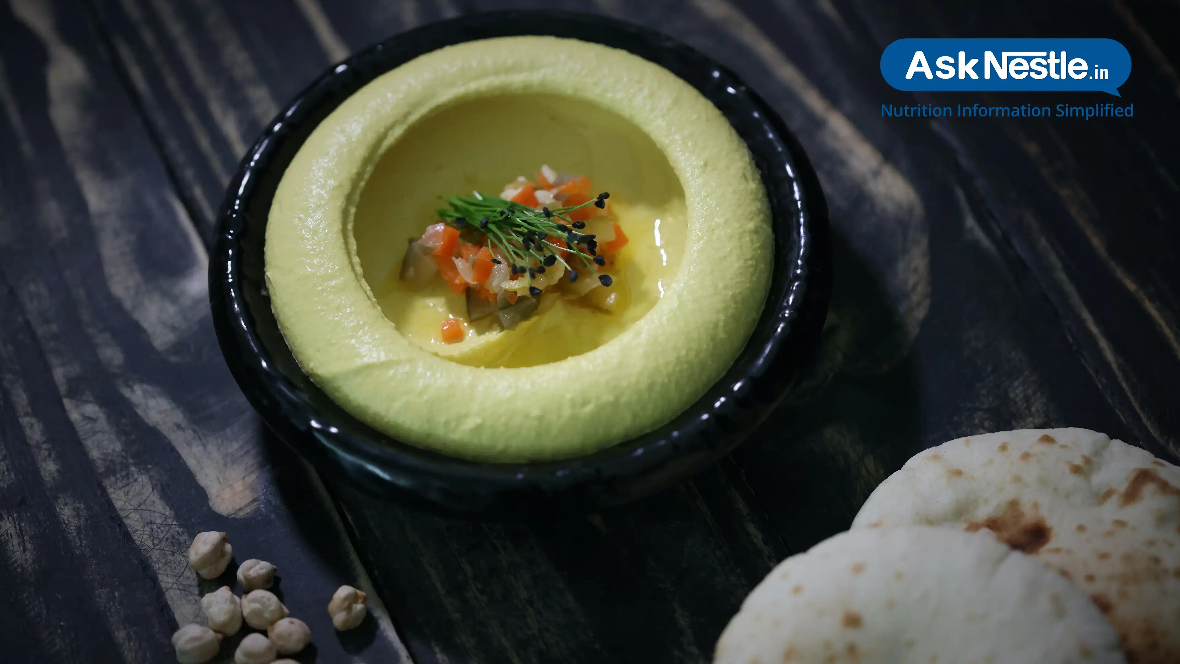 Spinach Hummus Recipe, How to Make Spinach Hummus Ask Nestle