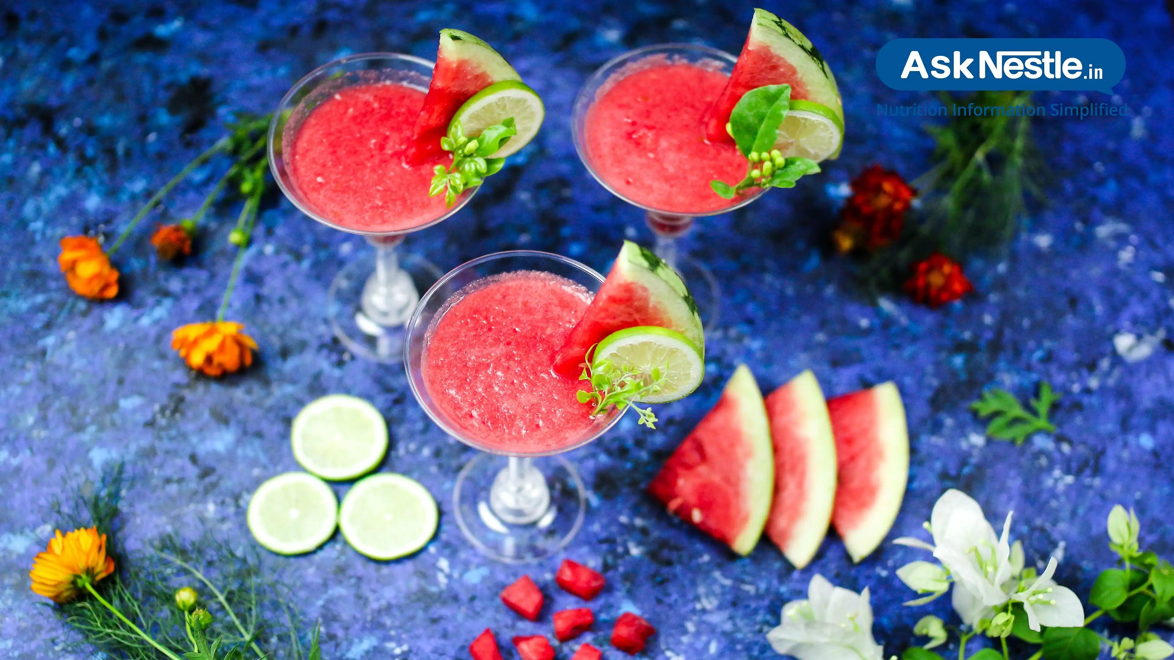 Watermelon Basil Juice Without Sugar Recipe for Kids Ask Nestle