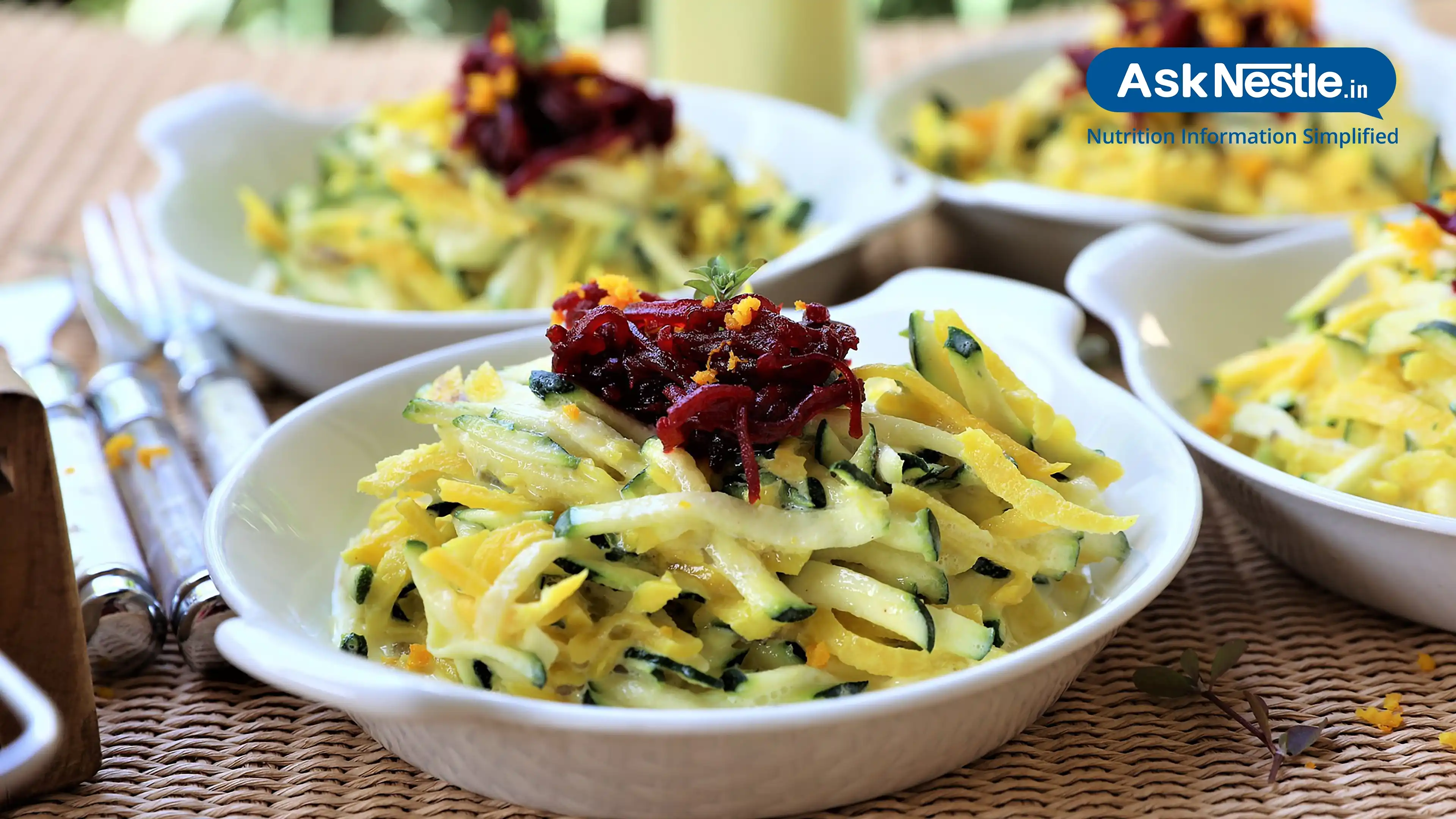 Bengal Gram Dal Zucchini Honey Salad Recipe for Kids Ask Nestle