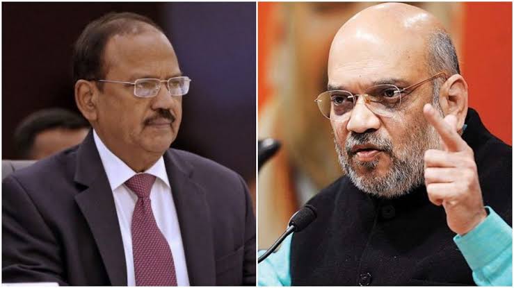 NSA Ajit Doval Briefs Union Minister Amit Shah On Kashmir Issue