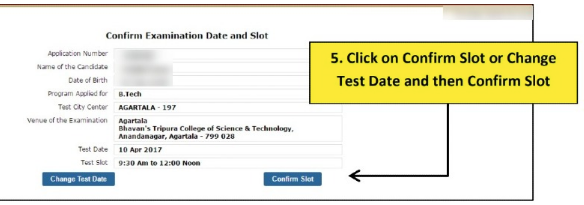 Time slot examples