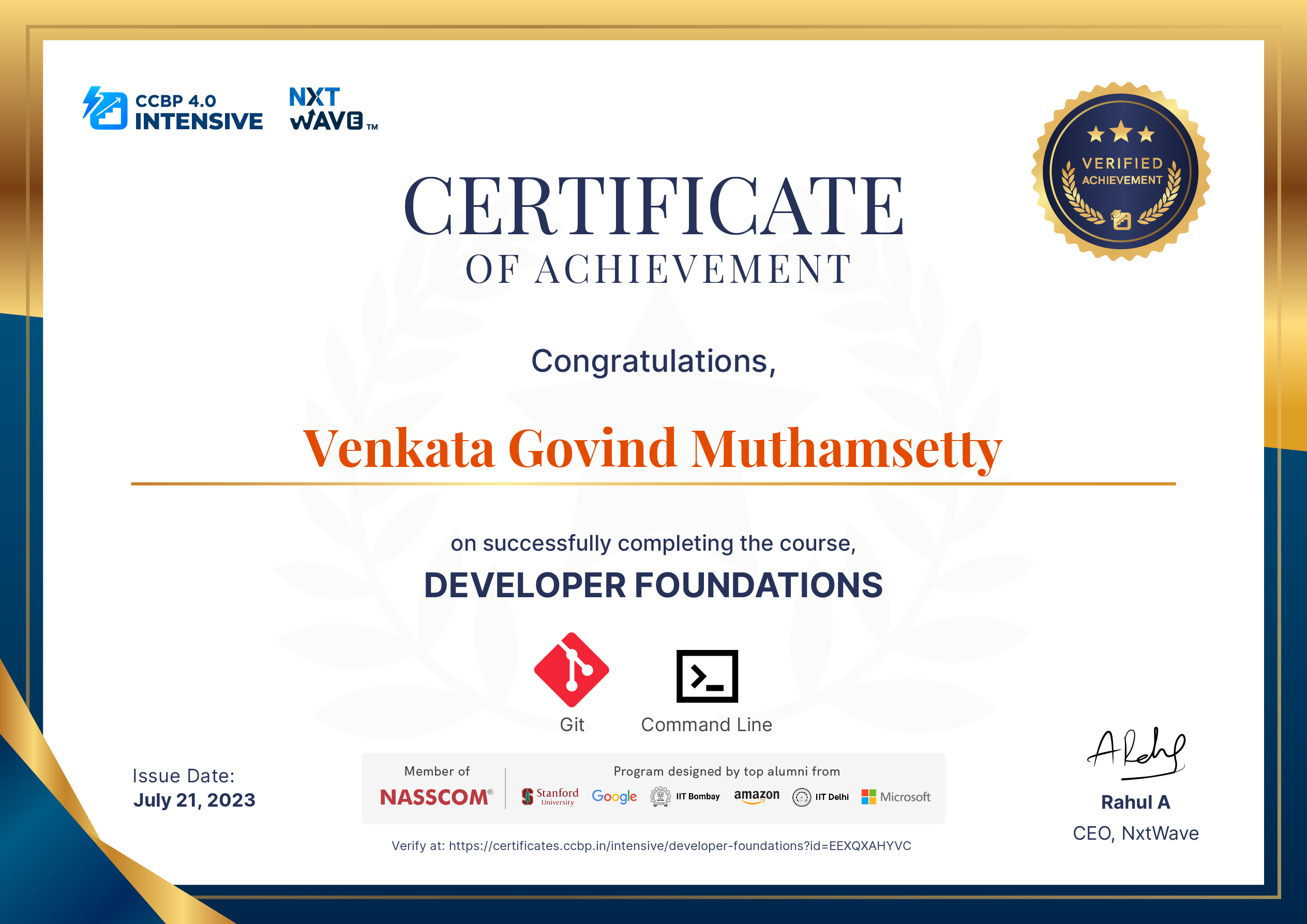 Venkata Govind Muthamsetty - Aspiring Java full Stack Developer ...