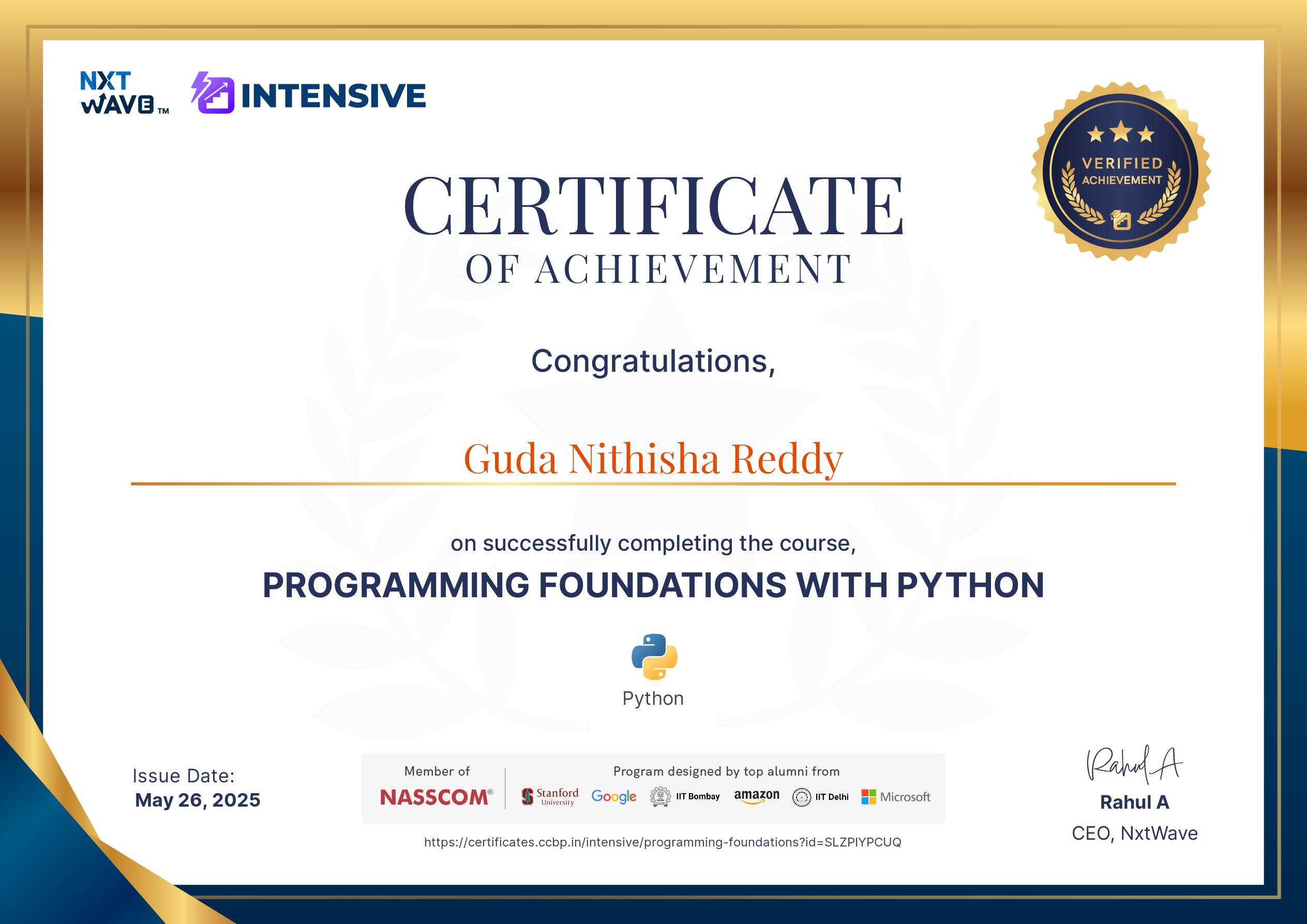 Nithisha Reddy Nithisha Reddy Guda - Full stack Development Trainee at NxtWave | LinkedIn