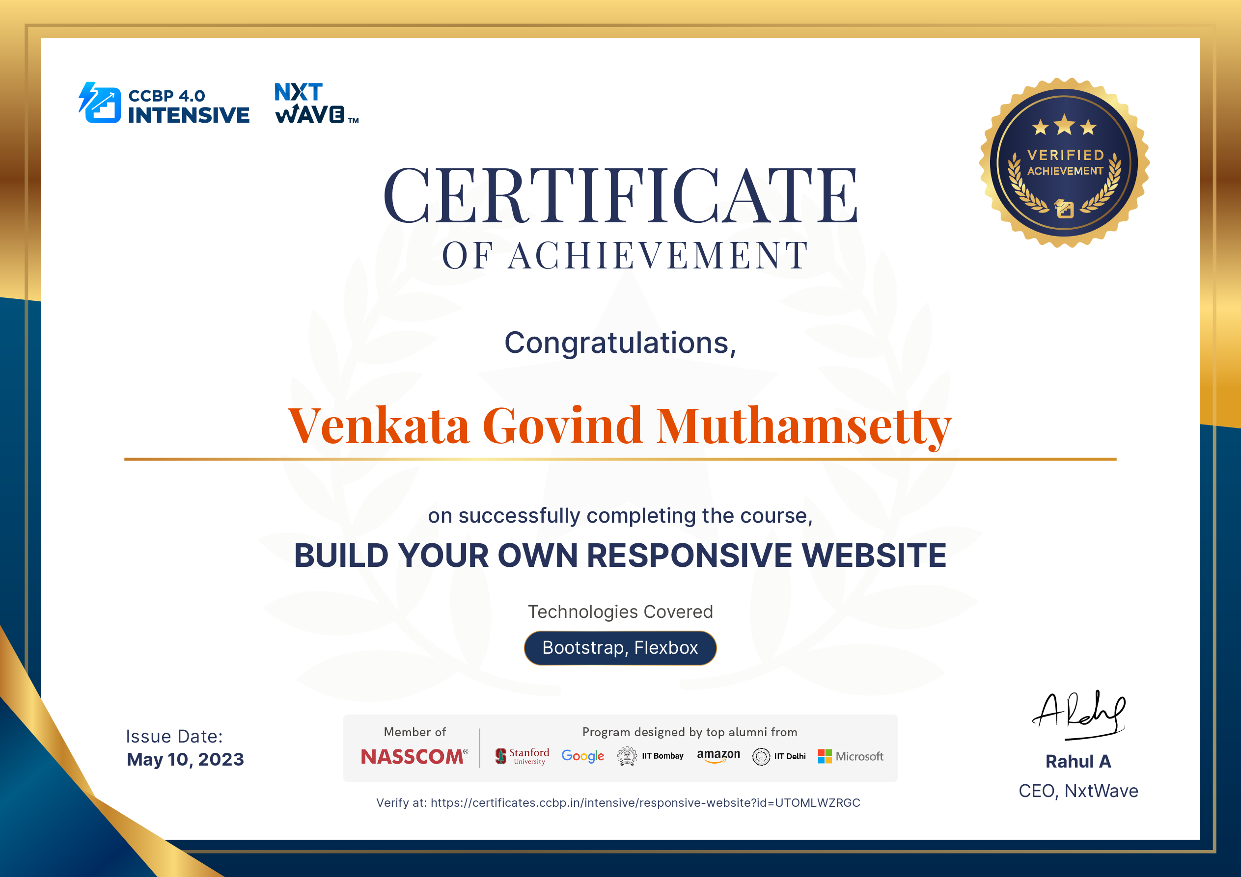Venkata Govind Muthamsetty - Aspiring Java full Stack Developer ...