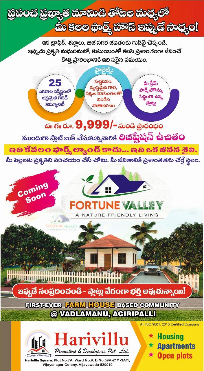 Harivillu's Project 17 ★FORTUNE VALLEY★