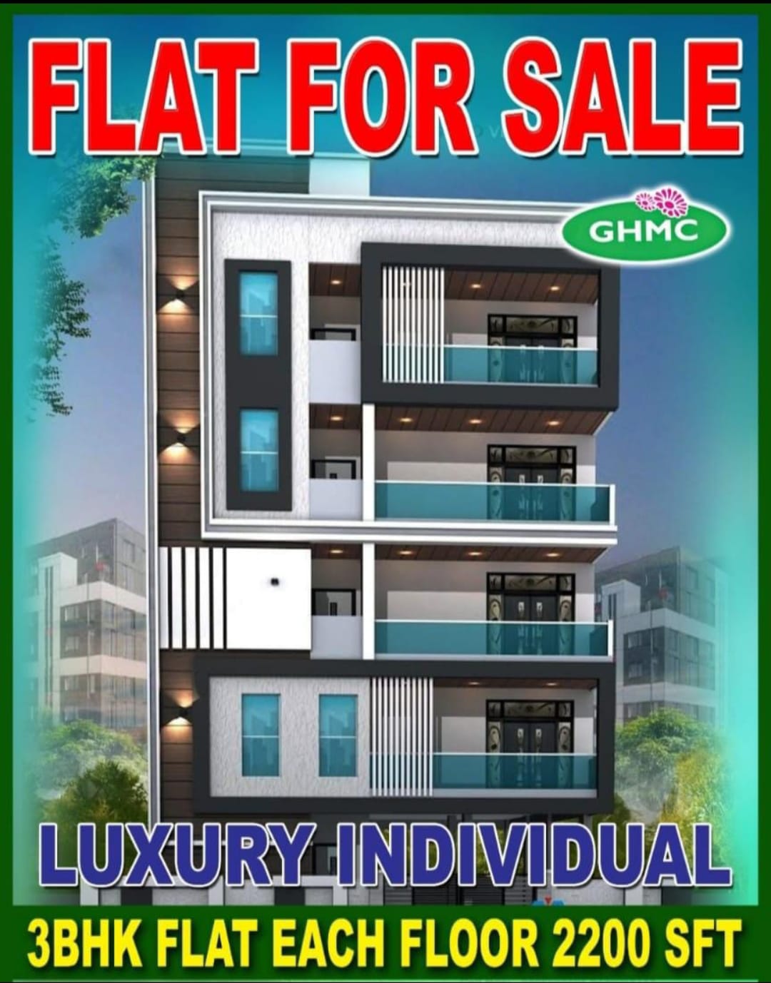 3BHK FLAT FOR SALE @gajularamaram