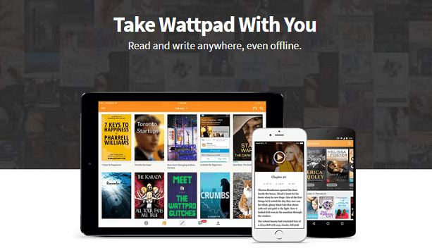 Wattpad for PC features