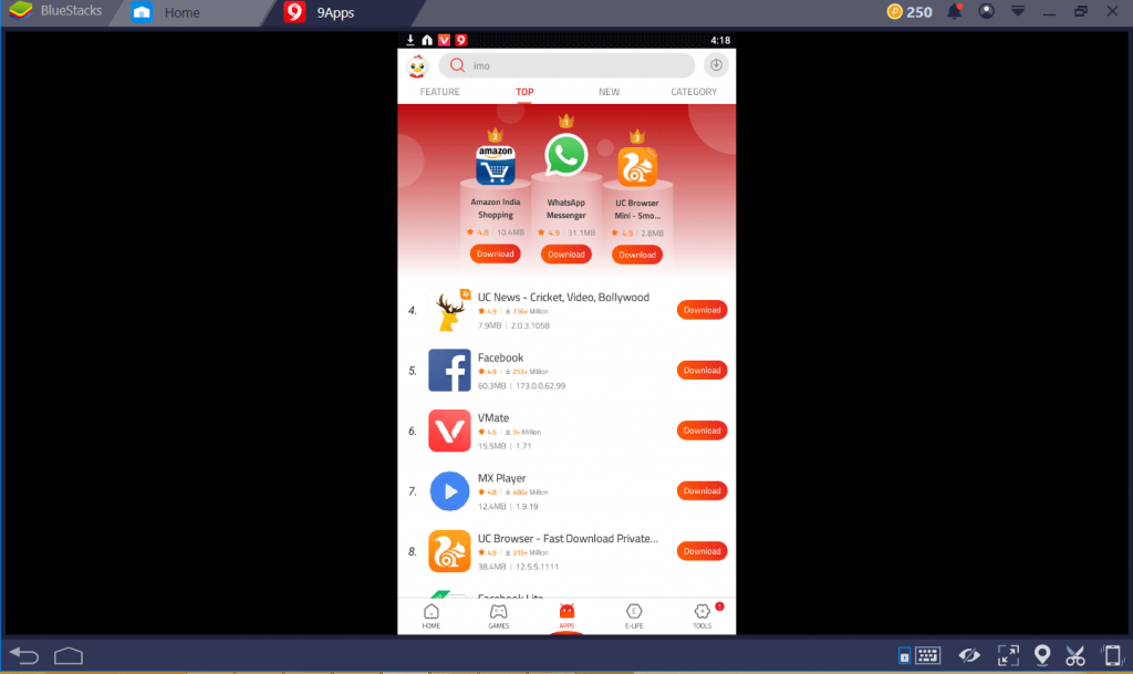 Download 9apps for PC – Windows 7/8/10 | Latest Version