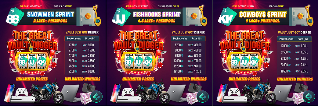 Play Poker at Great Vault Digger 2.0 Play Poker at Great Vault Digger 2.0