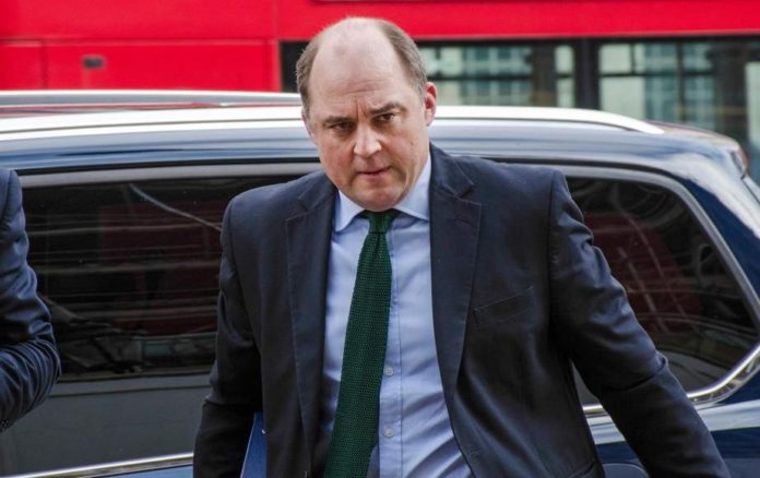 Britain's security minister Ben Wallace