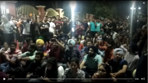 Thapar University Patiala students Fees Against Protest
