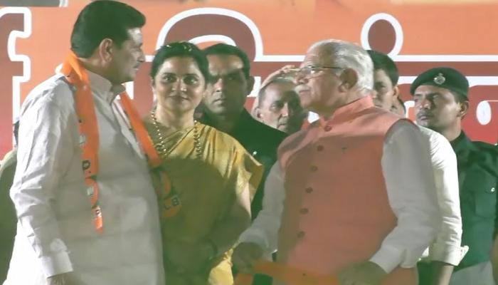 INLD Leader Joins BJP 2