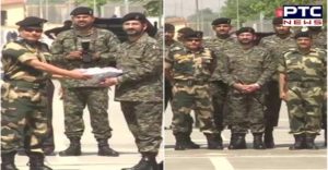 Wagah Border Eid India-Pakistan jawans given Sweets