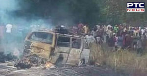 Nigeria petrol tanker blast , 45 killed, more 100 injured