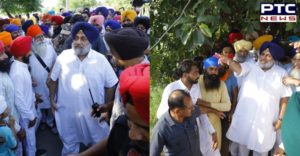 Sukhbir Singh Badal Sultanpur Lodhi Flood-affected villages
